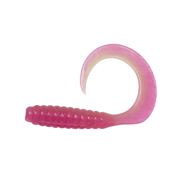 Check out the Catch Black Label Livies Curly Tails lure in an eye-popping pink that’s sure to make a splash! Featuring curly tails and a ribbed body, this little powerhouse is your ticket to reeling in that next big catch with ease. Get ready to level up your fishing game!.