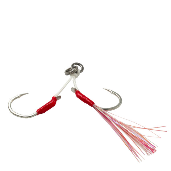 Catch fishing tackle, slow pitch jigging assist hooks
