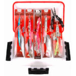 Introducing the Catch Kingfish Value Pack – the ultimate angler's treasure trove straight from BerleyPro! Dive into a world of high-performance fishing with this expertly curated tackle box, featuring a selection of top-notch lures, hooks, and handy pliers. With everything meticulously organized in dedicated compartments, you'll be all set to reel in that trophy fish on your next adventure. This is more than just gear; it’s your key to dominating the waters!.