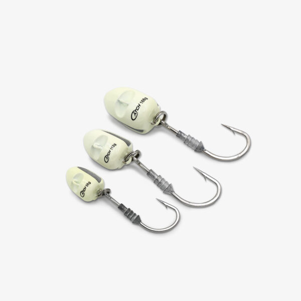 Hooked on catching something big? Meet the Harrier Elevator Jig Heads – your new secret weapon! This set of three jig heads comes in various sizes, each featuring a sleek cylindrical weight that’s been fine-tuned for ultimate jigging performance. Simply put, they’re designed to up your fishing game and boost your success out on the water. Get ready to reel in results!.